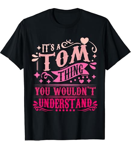 Amazon.com: Hi I'm Tom T-Shirt Name Funny Tom T-Shirt : Clothing